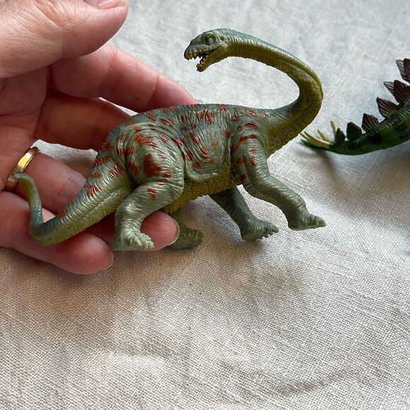 Lot of 6 1993 Kenner Jurassic Park Series small plastic dinosaurs - Picture 9 of 14